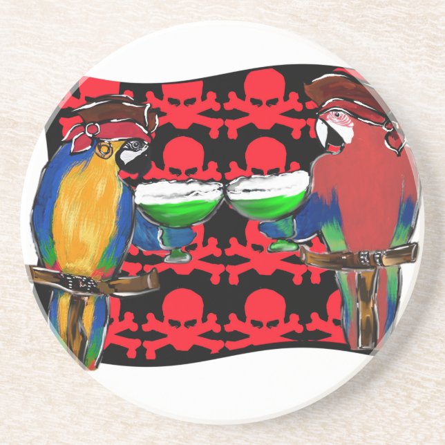 Pirate Parrots Coaster (Front)