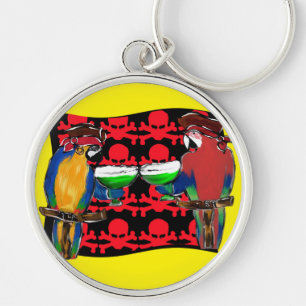 PIRATE PARROTS KEY RING