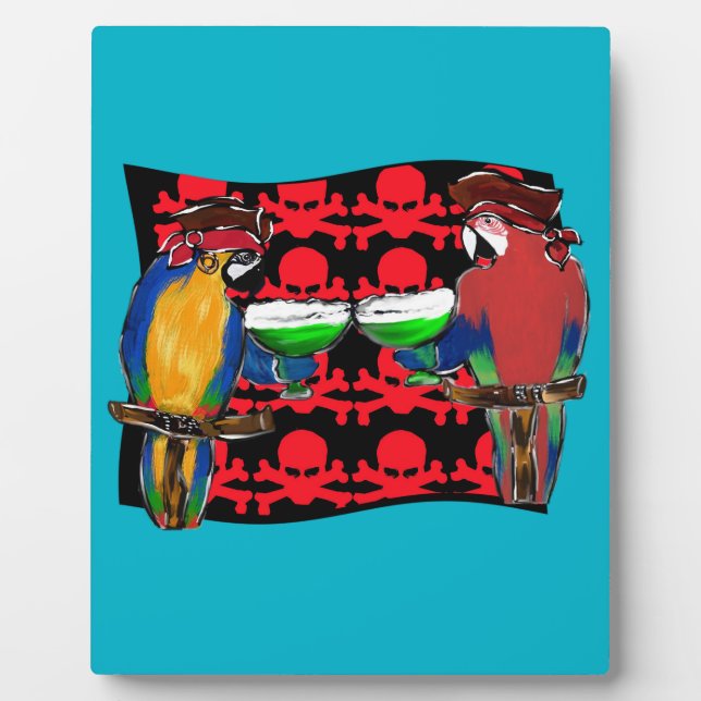 Pirate Parrots Plaque (Front)
