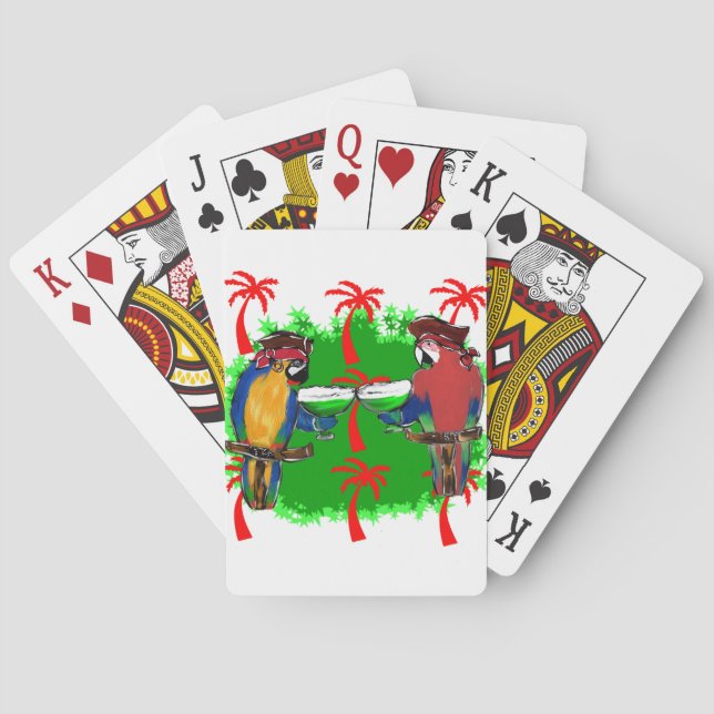 PIRATE PARROTS PLAYING CARDS (Back)