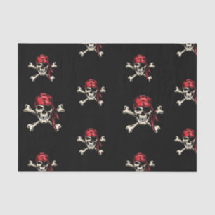 Pirate Party Adult Salty Skulls  Tissue Paper
