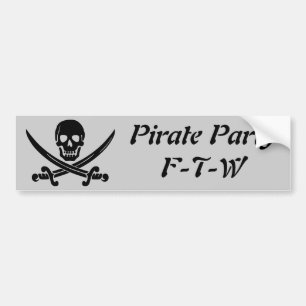Pirate Party - FTW Bumper Sticker
