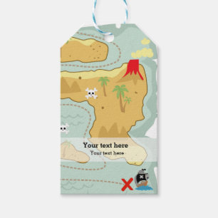 Pirate party gift tags