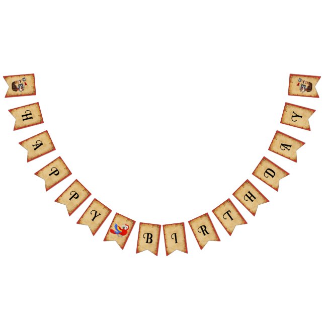 Pirate Party Happy Birthday  Bunting (All)