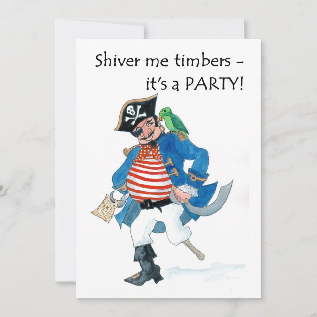 Pirate Party Invitation (Front)