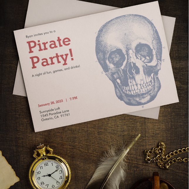 Pirate Party Invitation (Creator Uploaded)