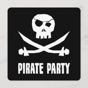 Pirate Party Invitations