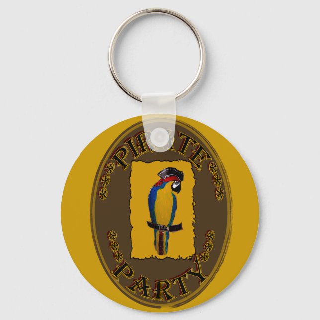 PIRATE PARTY KEY RING (Front)
