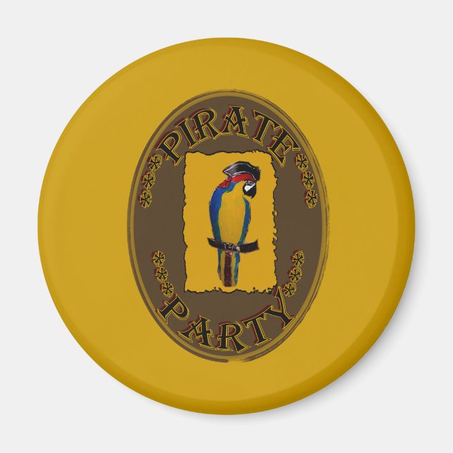 PIRATE PARTY MAGNET (Front)
