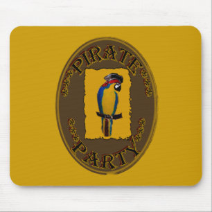 PIRATE PARTY MOUSE PAD
