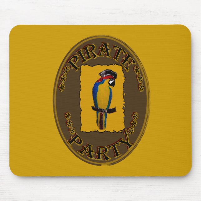PIRATE PARTY MOUSE PAD (Front)