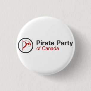 Pirate Party Of Canada 3 Cm Round Badge