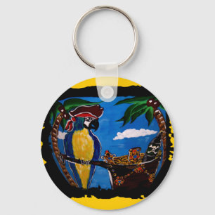 Pirate Party Pet Key Ring