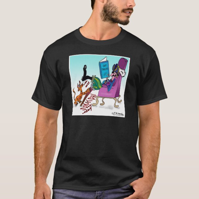 Pirate Peg Leg Scratching Post T-Shirt (Front)