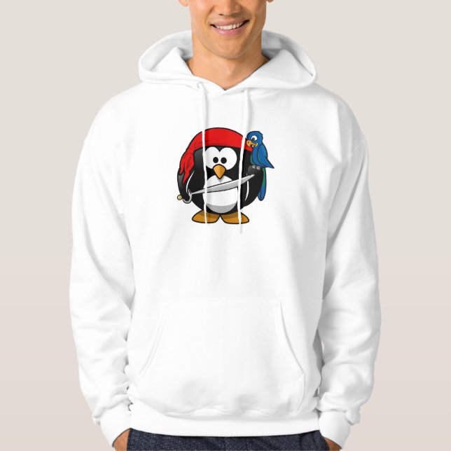 Pirate Penguin Hoodie (Front)