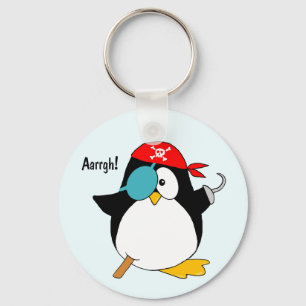 Pirate Penguin Key Ring