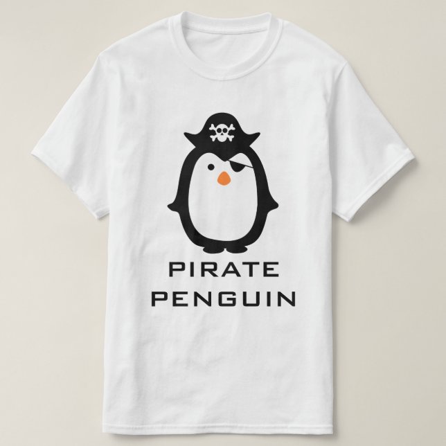 Pirate Penguin T-Shirt (Design Front)