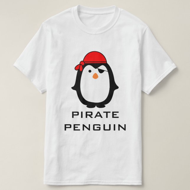 Pirate Penguin T-Shirt (Design Front)