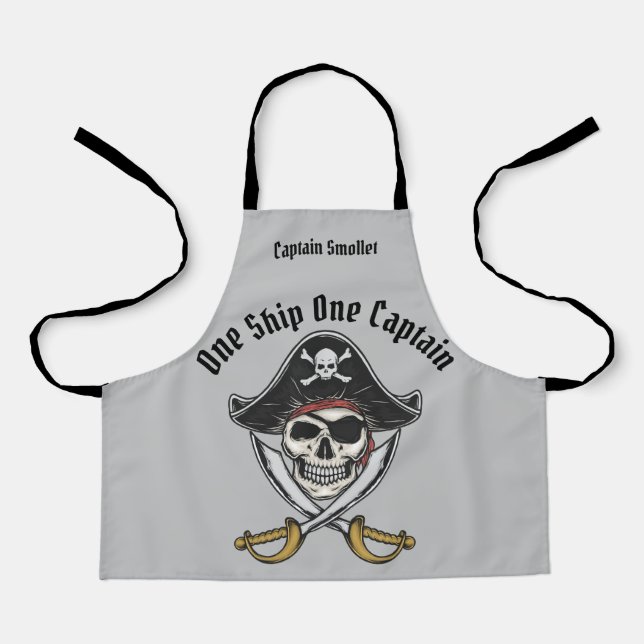 Pirate Personalise Apron (Front)
