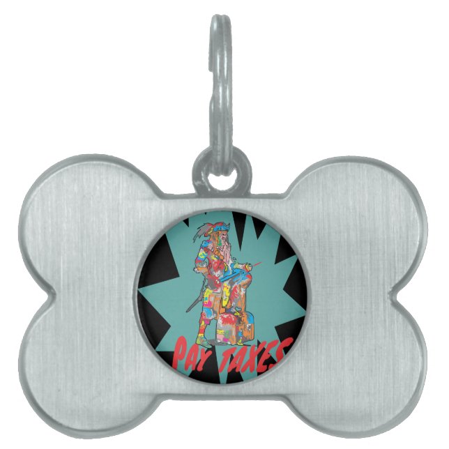 Pirate Pet ID Tag (Front)