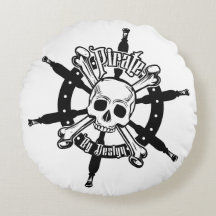 Pirate Pillow Round