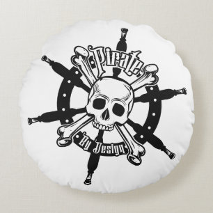 Pirate Pillow Round