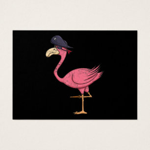 Pirate Pink Flamingo With Eyepatch Halloween