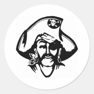 Pirate Pirates Classic Round Sticker