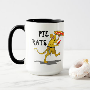 Pirate Pizza Pie Rat Mug
