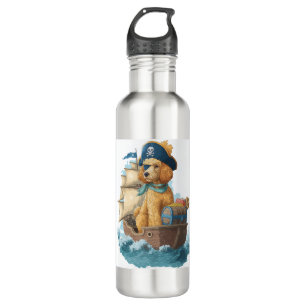 Pirate Poodle � Funny Sea Dog 710 Ml Water Bottle