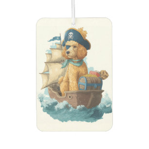 Pirate Poodle � Funny Sea Dog Car Air Freshener
