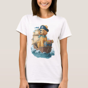 Pirate Poodle � Funny Sea Dog T-Shirt