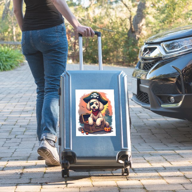 Pirate Poodle Plunder (Suitcase Insitu)