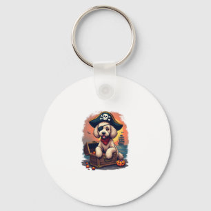 Pirate Poodle Plunder Key Ring