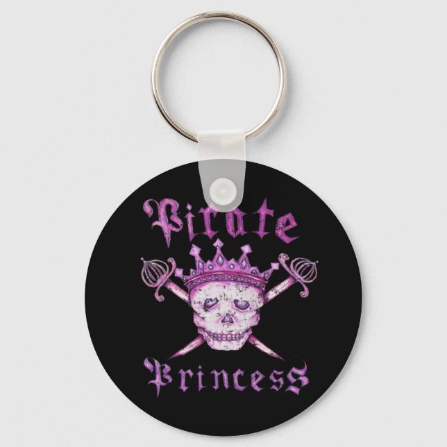 Pirate Princess Keychain (Front)