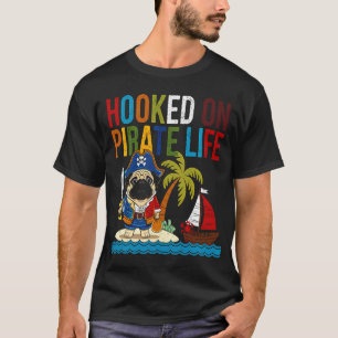 Pirate Pug Life Funny Island Adventure T-Shirt