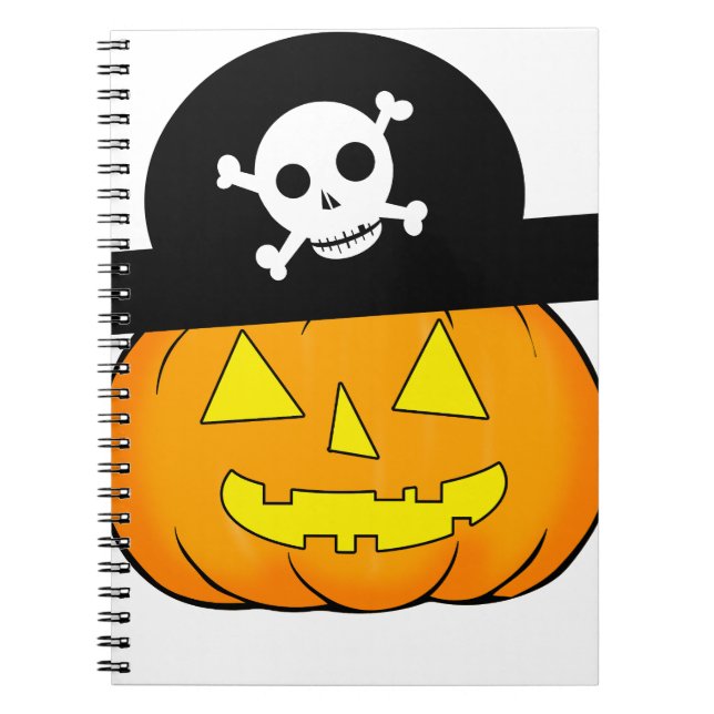 pirate pumpkin notebook (Front)