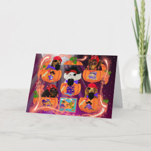 Pirate Pumpkin Pups Card