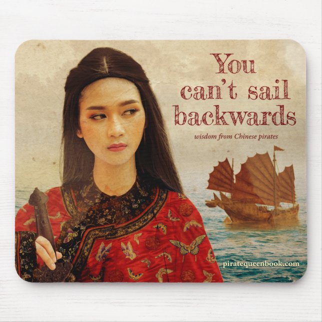 Pirate Queen rat pad Mouse Pad (Front)