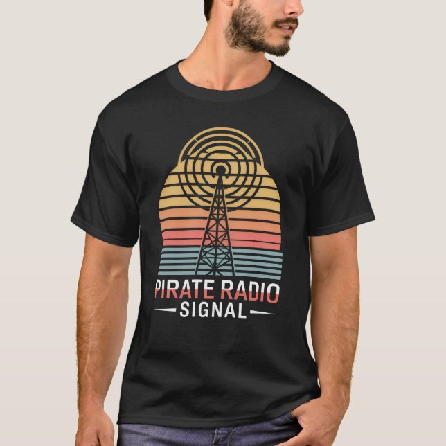 Pirate Radio Signal T-Shirt (Front)