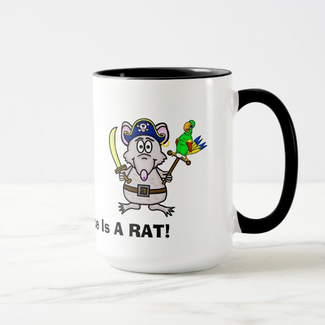 Pirate Rat Mug (Right)