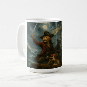Pirate Red Paws Coffee Mug