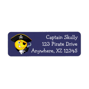 Pirate Return Address Label