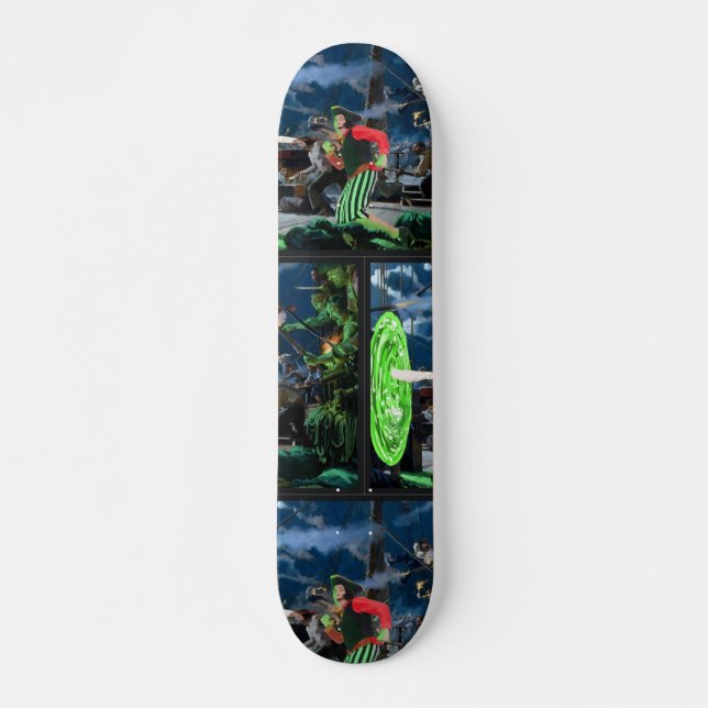 Pirate Rick Skateboard (Front)