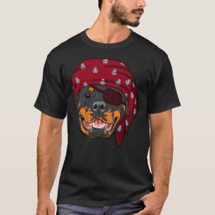 Pirate Rottweiler Dog T-Shirt