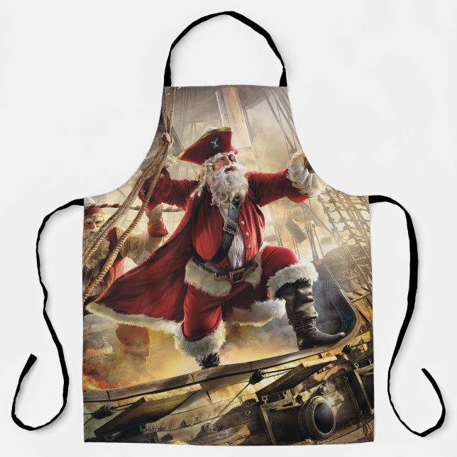 Pirate Santa Apron (Front)