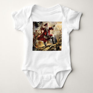 Pirate Santa Baby Bodysuit