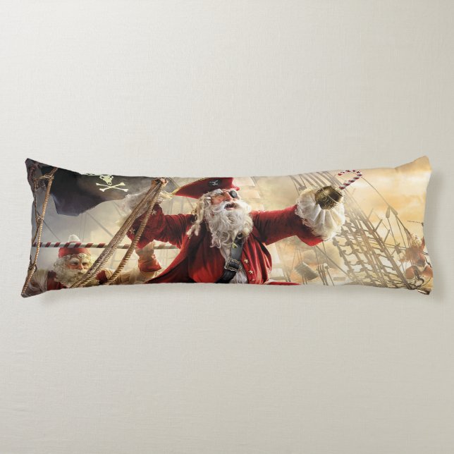 Pirate Santa Body Cushion (Front)