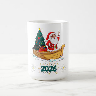 Pirate Santa Claus 2026   Christmas  Coffee Mug