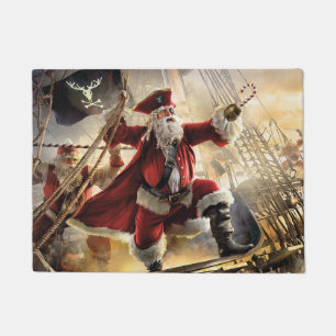 Pirate Santa Doormat